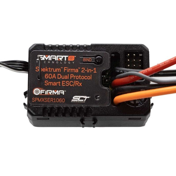 SPMXSER1060 Firma 60A Smart Dual Protocol 2-in-1 ESC and Receiver