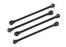TRA8996A Traxxas Driveshaft, steel constant-velocity, WideMAXX (shaft only, 109.5mm) (4)