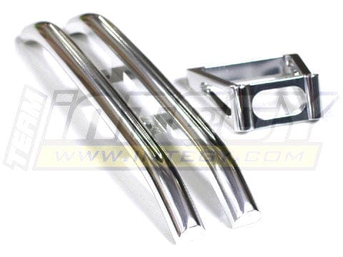 INTT3105S SILVER ALLOY REAR BUMPER W/MOUNT: REVO