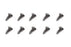 AR736306 Button Head Cross Self Tapping Screw M3X6mm(10)