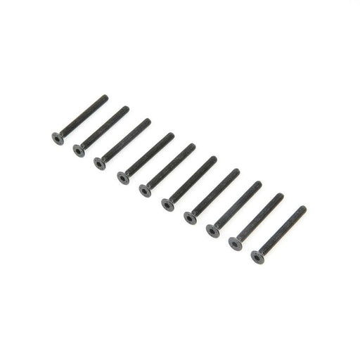 TLR235009 Flat Head Screws, M3 x 30mm (10)