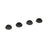 TLR236001 4mm Low Profile Serrated Nuts (4)