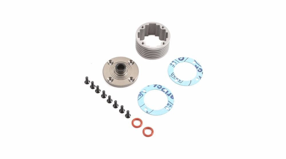 TLR252010 	Diff Housing Set, Aluminum (1): 5B, 5T, MINI WRC