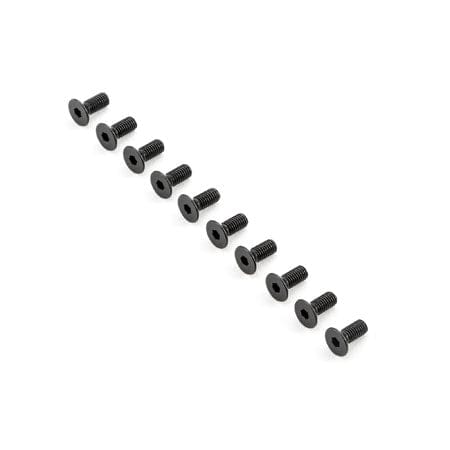 TLR255026 Flat Head Screws, M5x12mm (10)