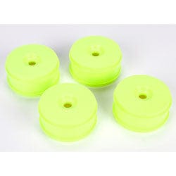TLR44000 1/8 Buggy Dish Wheel, Yellow (4): 8IGHT Buggy 3.0