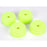 TLR44000 1/8 Buggy Dish Wheel, Yellow (4): 8IGHT Buggy 3.0