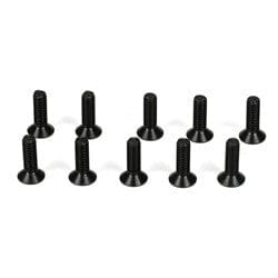 TLR5962 Flathead Screws, M3 x 10mm (10)