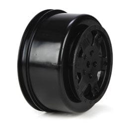 TLR7011 Wheel, Black (2): 22SCT