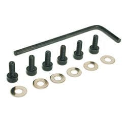Backplate screws (3x8mm cap-head machine) (6)/washers (6)/ wrench