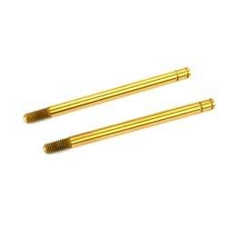 TRA1664T Shock shafts, hardened steel, titanium nitride coated (long) (2)