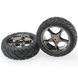 Tires & wheels(Tracer 2.2" black chrome wheels, Anaconda 2.2")