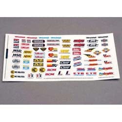  Decal sheet, racing sponsors