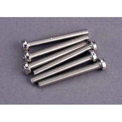 TRA2569 Screws, 3x25mm roundhead machine (6)