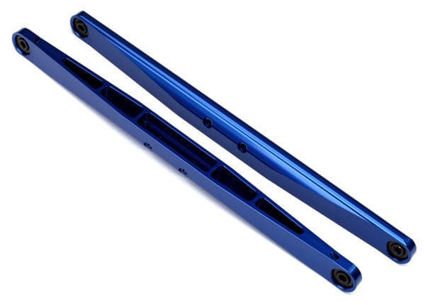 TRA8544X Traxxas Trailing arm, aluminum (blue-anodized) (2) (assembled with hollow balls)