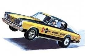 AMT1153 1/25 1966 Plymouth Barracuda Hemi Under Glass
