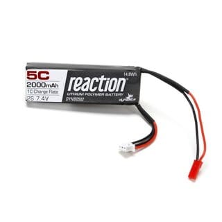 DYNB0502  7.4V 2000mAh 2S 5C LiPo Receiver Pack: XXL-2