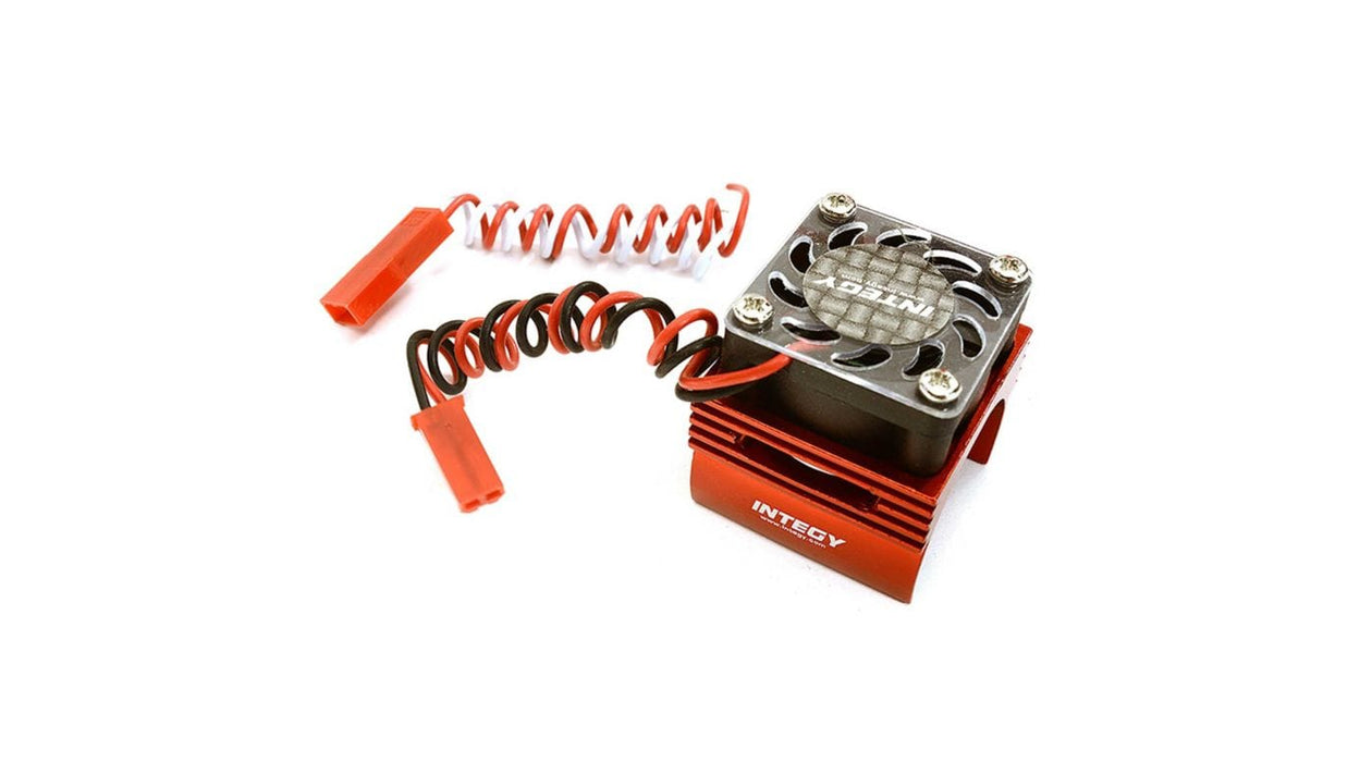 INTC23141R Super BL Motor Heatsink / Fan, Red: 1/16 ERV/SLH