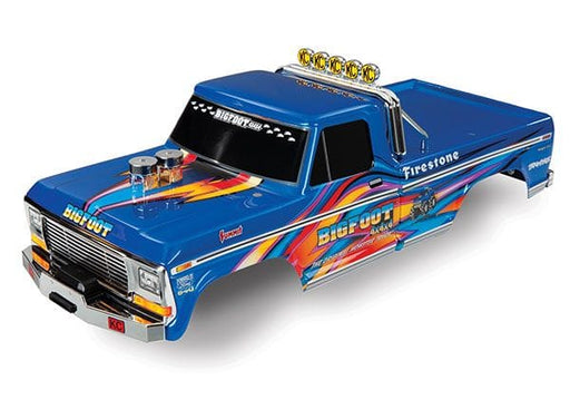 TRA3661X Traxxas Body, Bigfoot No. 1, blue-x, Officially Licensed replica