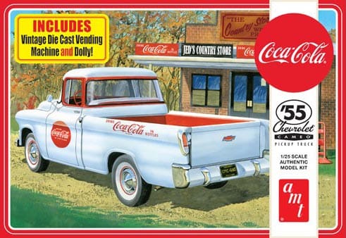 AMT1094 1/25 1955 Chevy Cameo Pickup, Coca-Cola
