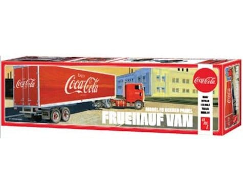 AMT1109 1/25 Fruehauf Beaded Van Semi Trailer, Coca-Cola