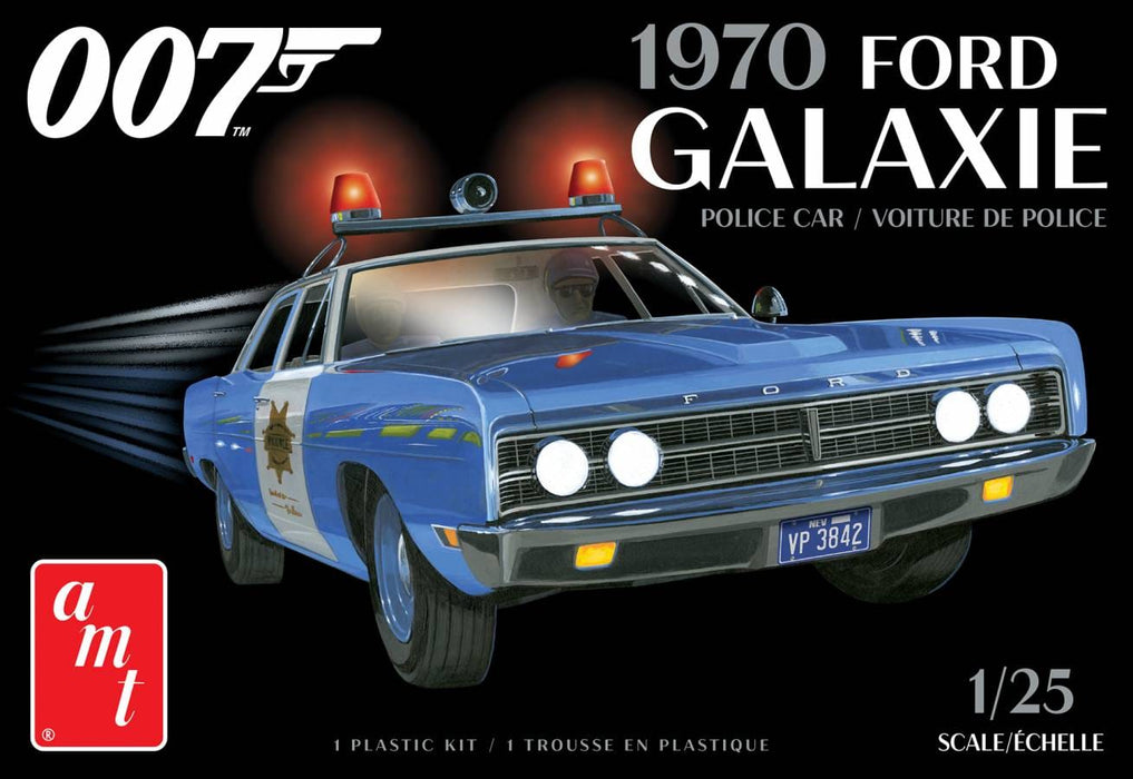 AMT1172M	1/25 1970 Ford Galaxie Police Car James Bond