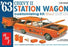 AMT1201 1/25 1963 Chevy II Station Wagon w/Trailer