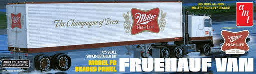 AMT1234 Fruehauf 40' Semi Trailer (Miller Beer) 1:25
