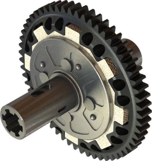 ARA310948	Steel 57T Slipper Set 0.8Mod