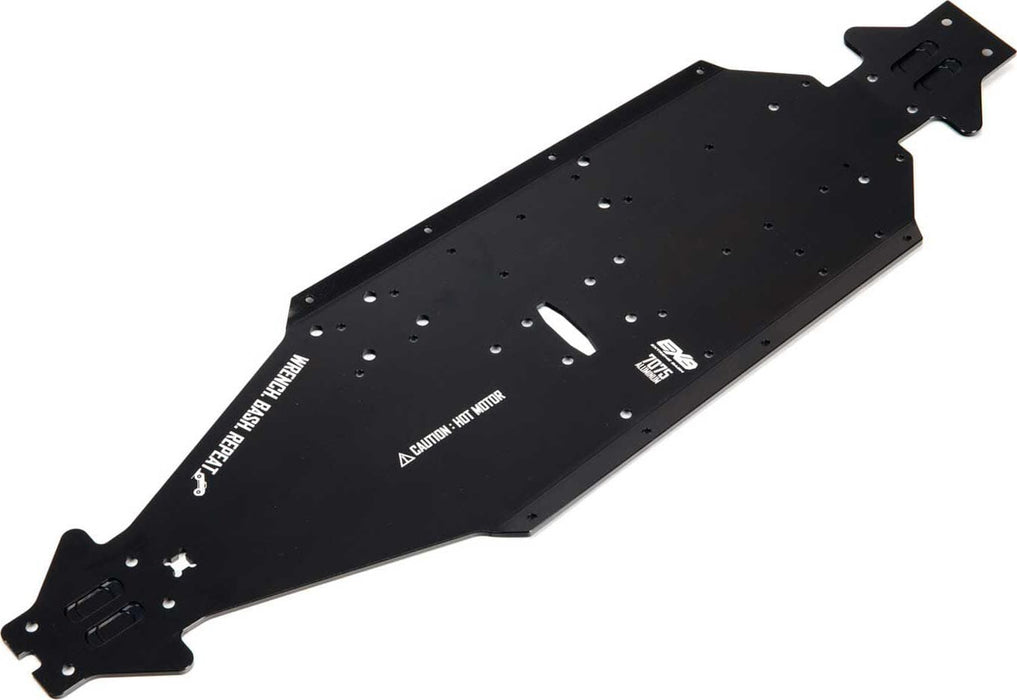 ARA320570 Aluminum Chassis CNC 7075 T6 LWB Black