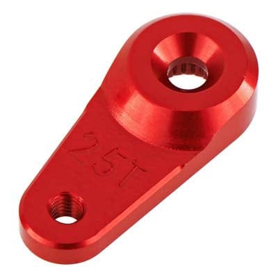AR340102   Servo Horn Metal 25T Aluminum Red