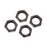 AR310449   Wheel Nut Aluminum 17mm Black (4)