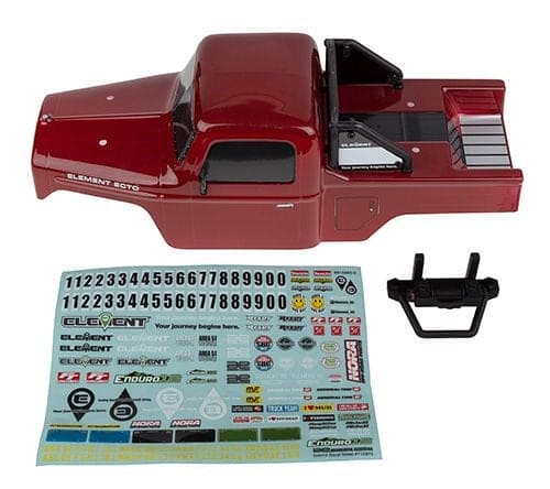 ASC41138 Element RC Enduro 12, Ecto Body Set, red