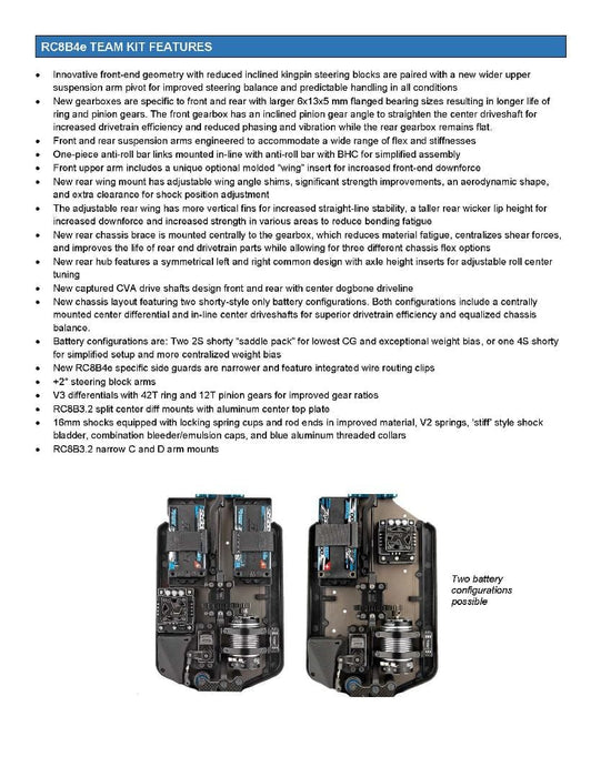 ASC80946 Team Associated RC8B4e Team Kit