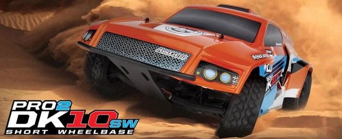 ASC90038 Team Associated Pro2 DK10SW Dakar Buggy RTR, Orange/Blue