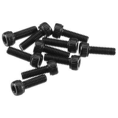 AXA0023 Cap Head 2.6x8mm Black (10)