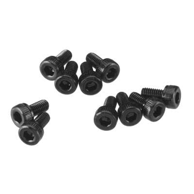 AXA083 Cap Head M3x6mm Black Oxide (10)