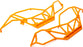 AXI231027 Cage Sides, Left, Right (Orange): RBX10