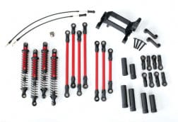 TRA8140R TRX-4 LONG ARM LIFT KIT - RED