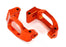 TRA8932A Traxxas Caster blocks (c-hubs), 6061-T6 aluminum (orange-anodized), left & right/ 4x22mm pin (4)/ 3x6mm BCS (4)/ retainers (4)