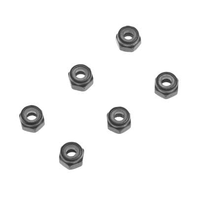 DIDC1001 Nylon Insert Steel Lock Nuts 3mm (6)-In Store Only