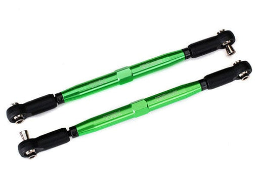 TRA7748G Traxxas Toe links, X-Maxx (TUBES green-anodized, 7075-T6 aluminum)