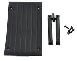 RPM82172  SAVAGE, CENTER SKID PLATE, BLACK