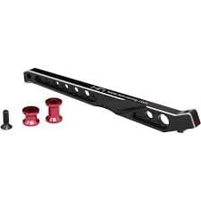 Alum Rear Chassis Brace: (Black): LP Talion 143mm