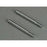 TRA4261  Shock shafts, steel, chrome finish (29mm) (front) (2)