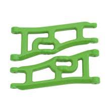 RPM70664  Wide Front A-arms, Green; Traxxas Rustler Stampede