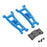 RPM70765  Front A-Arms(2) w/ Bulkhead, Blue: GT2, T4, SC10