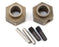TRA8269  Wheel hubs, 12mm hex (2)