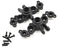 RPM73162  Axle Carriers, Black: 1/16 EVR/SLH