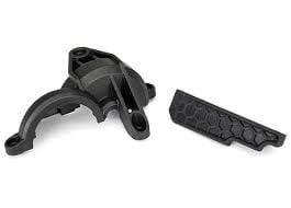 TRA8323  Gear cover (rear chassis brace)/ wire retainer