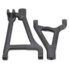 RPM73422  Front Right A-arms, Black; Traxxas Slayer Pro 4x4